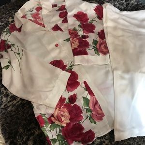 Vintage silk lounge 2pc  set